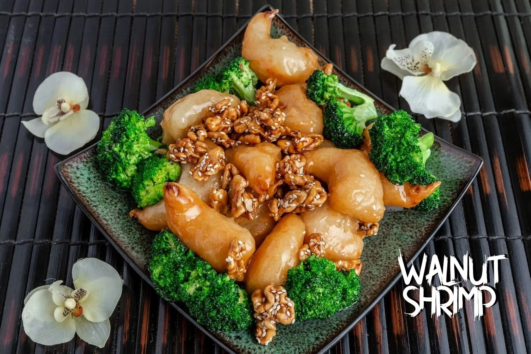 Walnut Shrimp - Shrimp with candied walnuts and broccoli in savory glaze at Chef Panda, a Chinese restaurant in Surprise